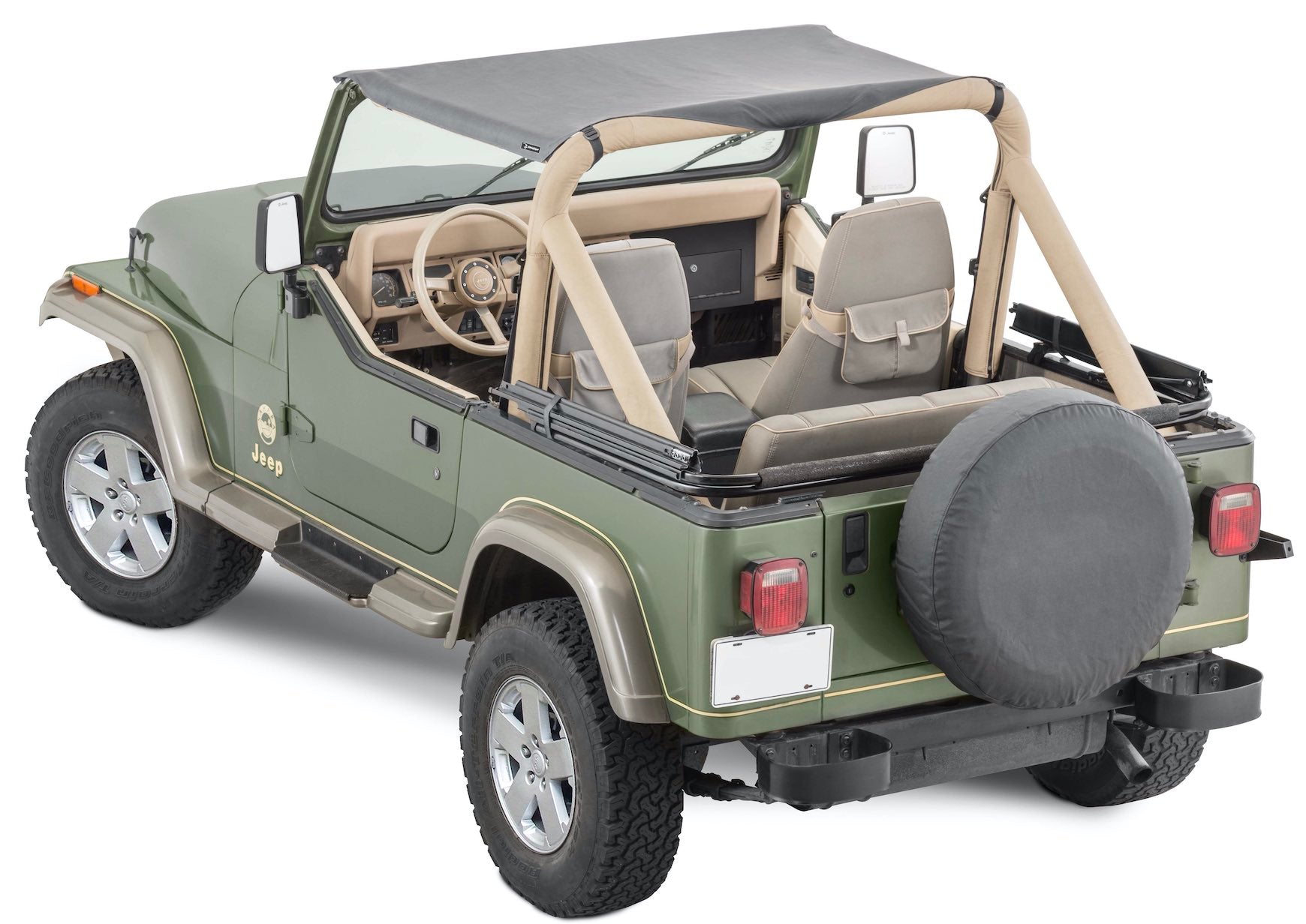 Steinjäger Tops and Covers Wrangler YJ 1987-1995 Bimini Black Denim