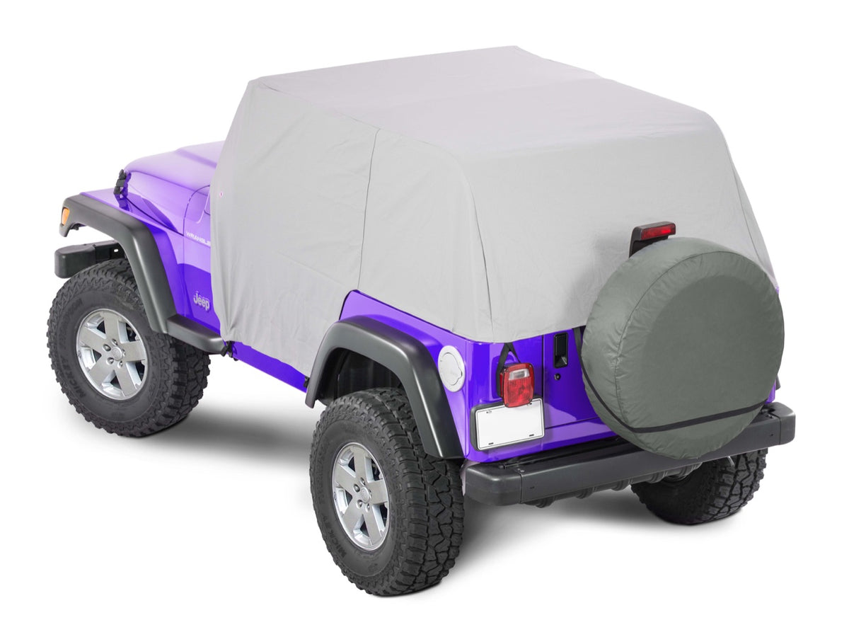 YJ Full Cab Cover - Gray Vinyl