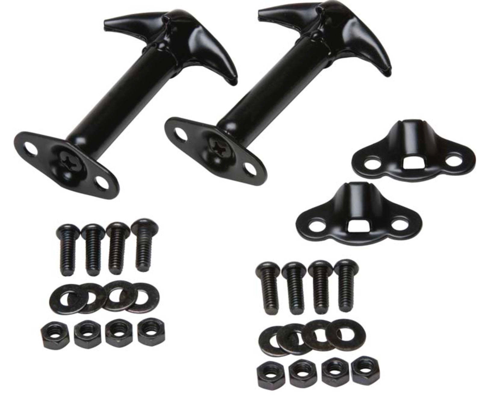 Steinjäger Exterior Accessories Wrangler YJ 1987-1995 Hood Flutter Linkage Black Stainless Steel