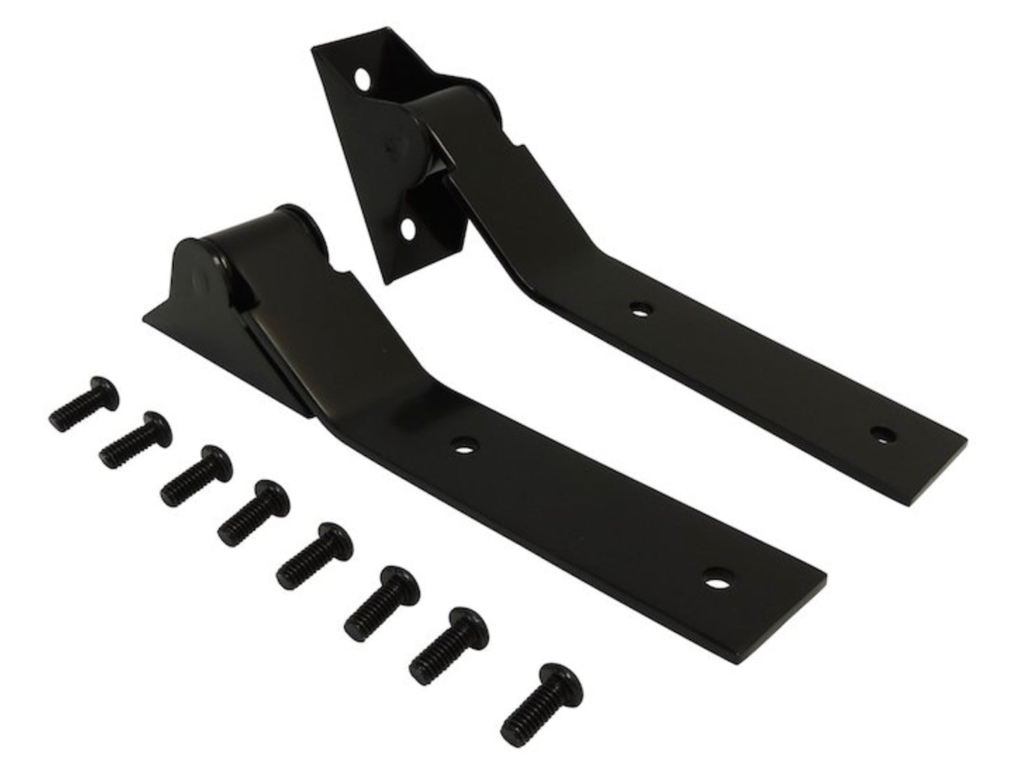 Steinjäger Exterior Accessories Wrangler YJ 1987-1995 Tailgate Hinges Black Powder Coated Stainless Steel