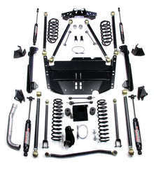 03-06 Wrangler TJ LWB 5 Inch Pro LCG Long Arm Suspension System & 9550 VSS Twin-Tube Shocks TeraFlex