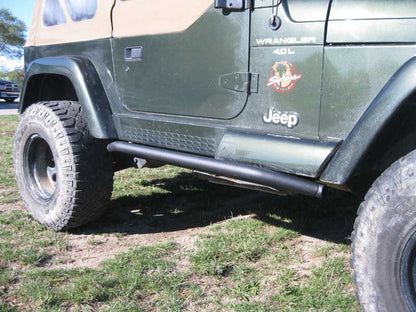 Steinjäger Armor Wrangler TJ 1997-2006 Rock Sliders Texturized Black