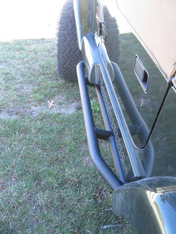 Steinjäger Armor Wrangler TJ 1997-2006 Rock Sliders Texturized Black