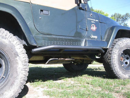 Steinjäger Armor Wrangler TJ 1997-2006 Rock Sliders Texturized Black