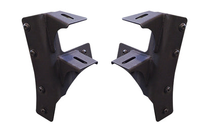 Steinjäger Exterior Accessories Wrangler JK 2007-2018 Texturized Black Light Mounts A-Pillar Double Light Mount