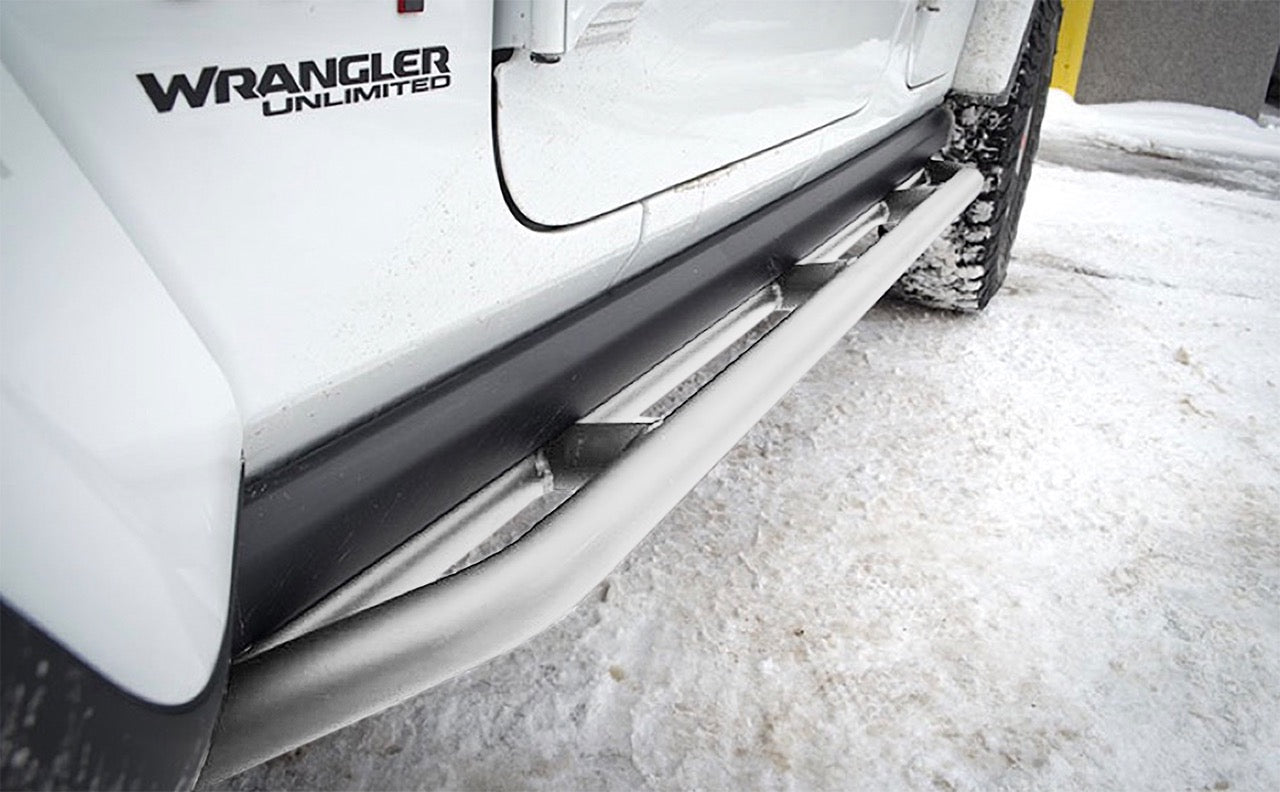 Steinjäger Armor Wrangler JL 2018 to Present Rock Sliders 4 Door JLU Cloud White