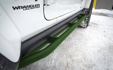 Steinjäger Armor Wrangler JL 2018 to Present Rock Sliders 4 Door JLU Locas Green