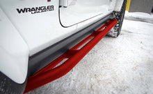 Steinjäger Armor Wrangler JL 2018 to Present Rock Sliders 4 Door JLU Red Baron