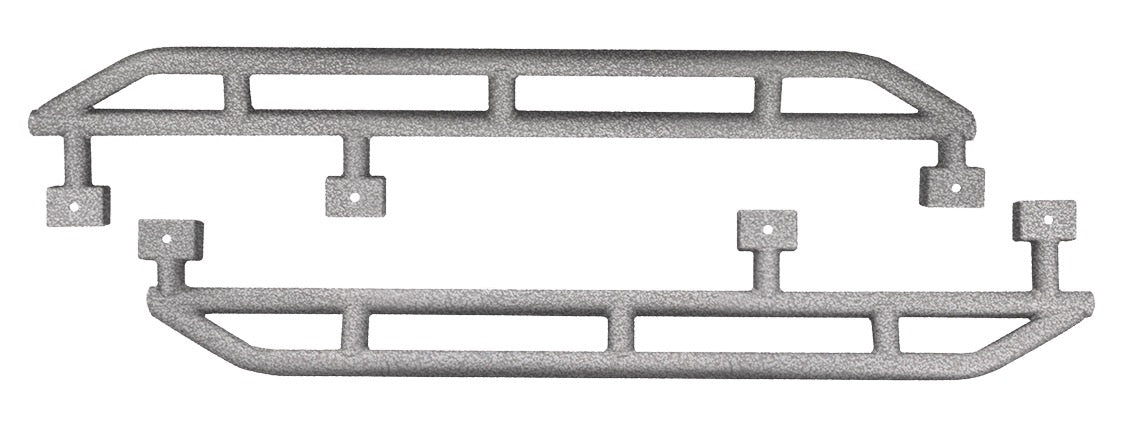 Steinjäger Armor Wrangler JK 2007-2018 Rock Sliders 4 Door Gray Hammertone