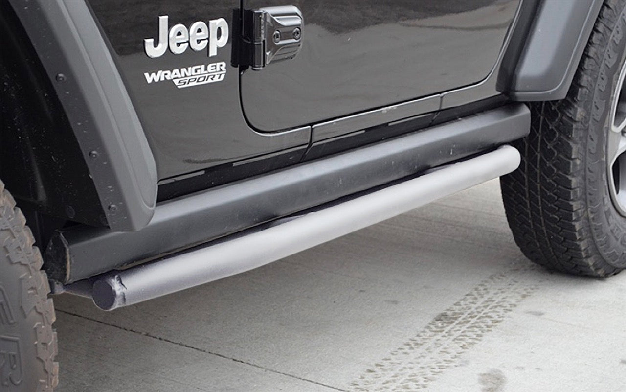 Steinjäger Armor Wrangler JL 2018 to Present Rock Sliders 2 Door JL Cloud White