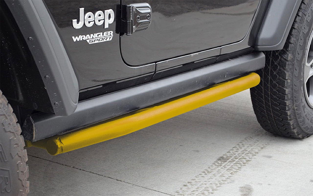 Steinjäger Armor Wrangler JL 2018 to Present Rock Sliders 2 Door JL Lemon Peel