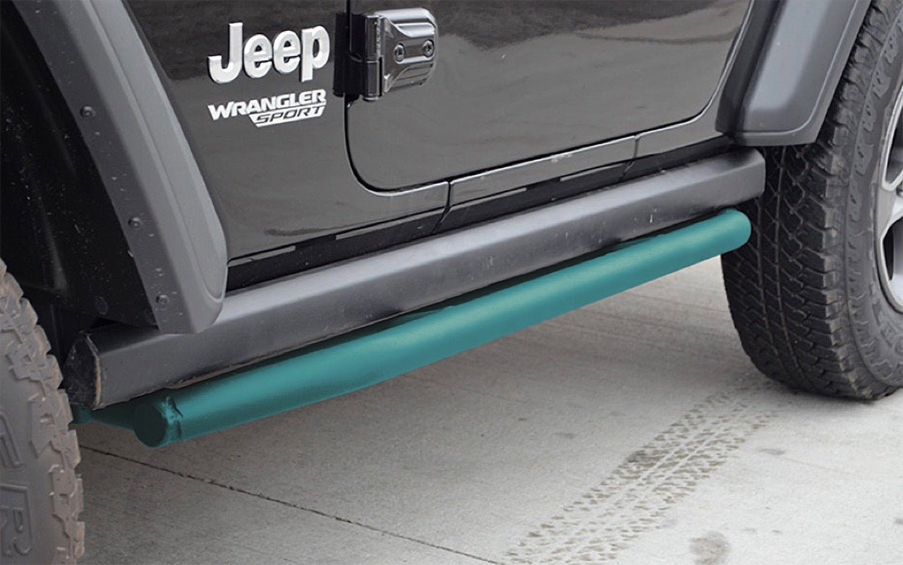 Steinjäger Armor Wrangler JL 2018 to Present Rock Sliders 2 Door JL Tiffany Blue