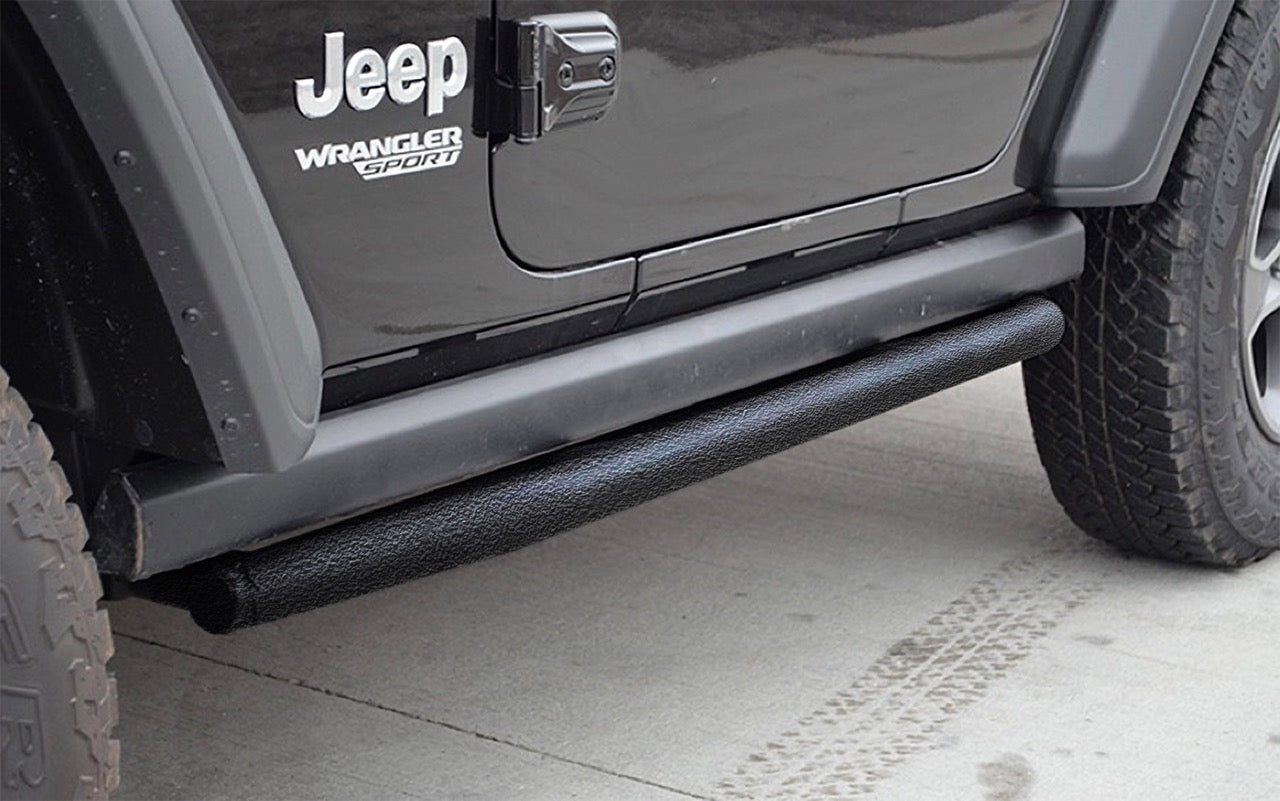 Steinjäger Armor Wrangler JL 2018 to Present Rock Sliders 2 Door JL Texturized Black