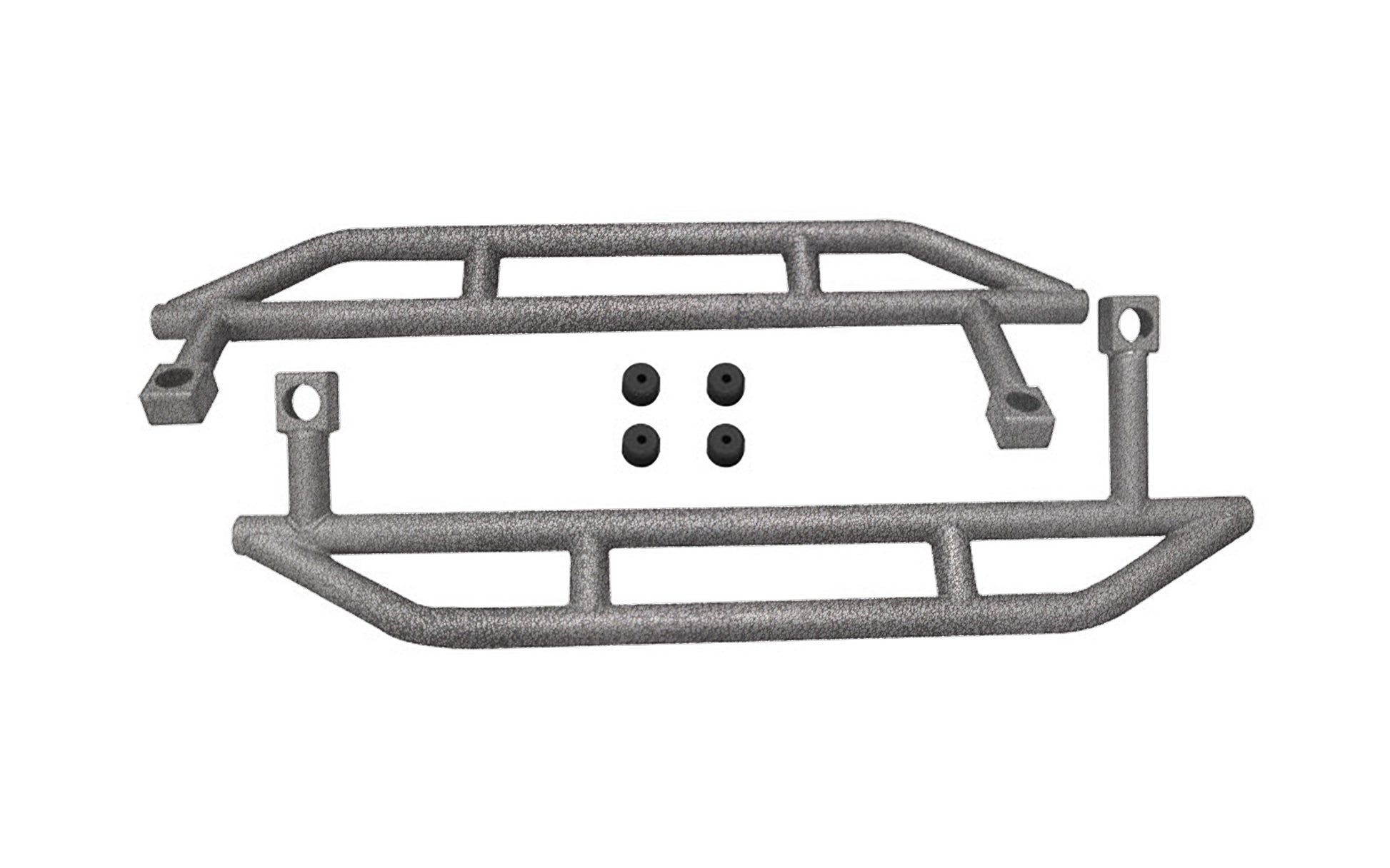 Steinjäger Armor Wrangler TJ 1997-2006 Rock Sliders Gray Hammertone