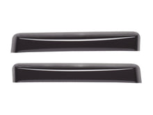 WeatherTech 99-07 Ford Super Duty Super Crew Rear Side Window Deflectors - Dark Smoke