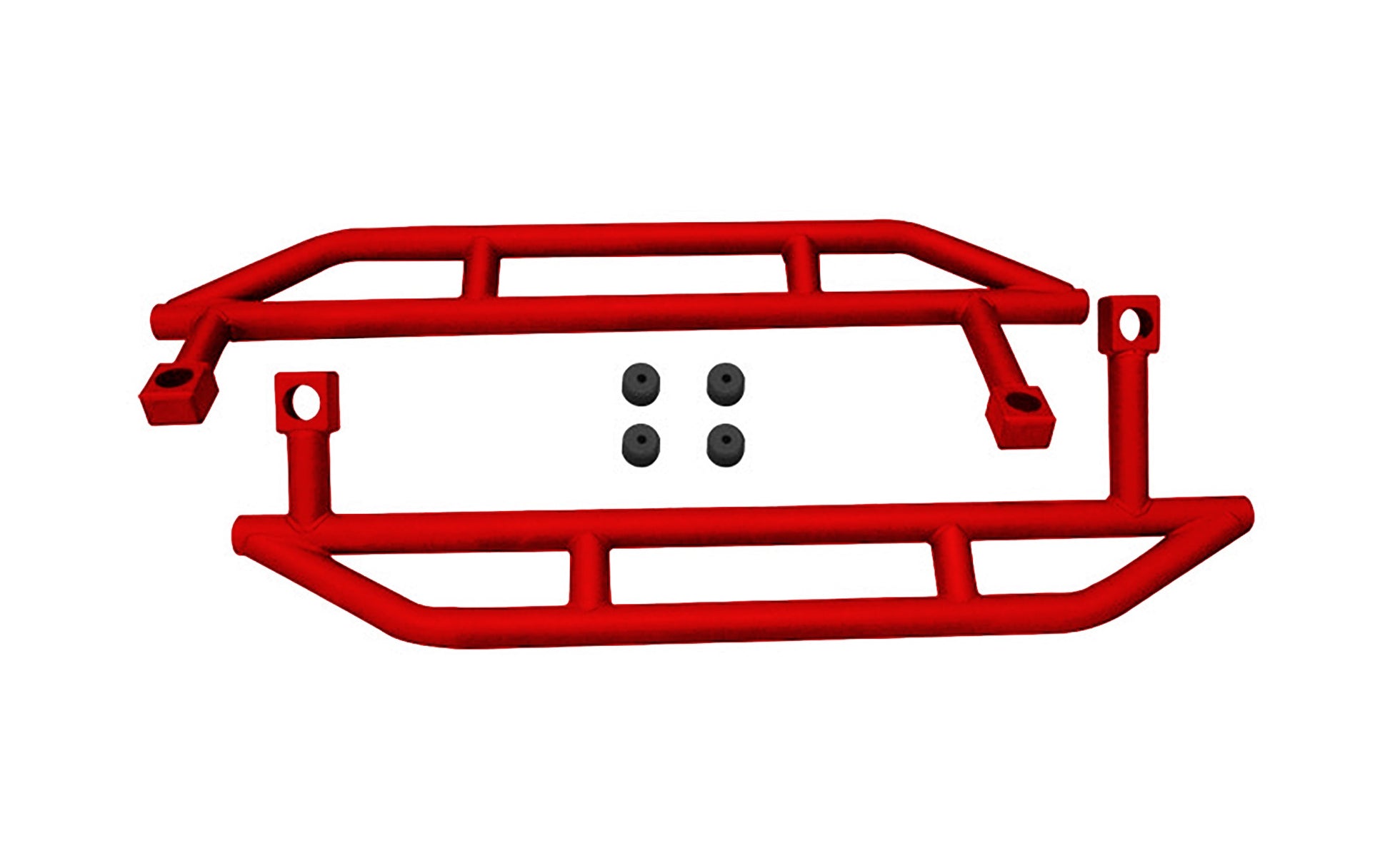 Steinjäger Armor Wrangler TJ 1997-2006 Rock Sliders Red Baron