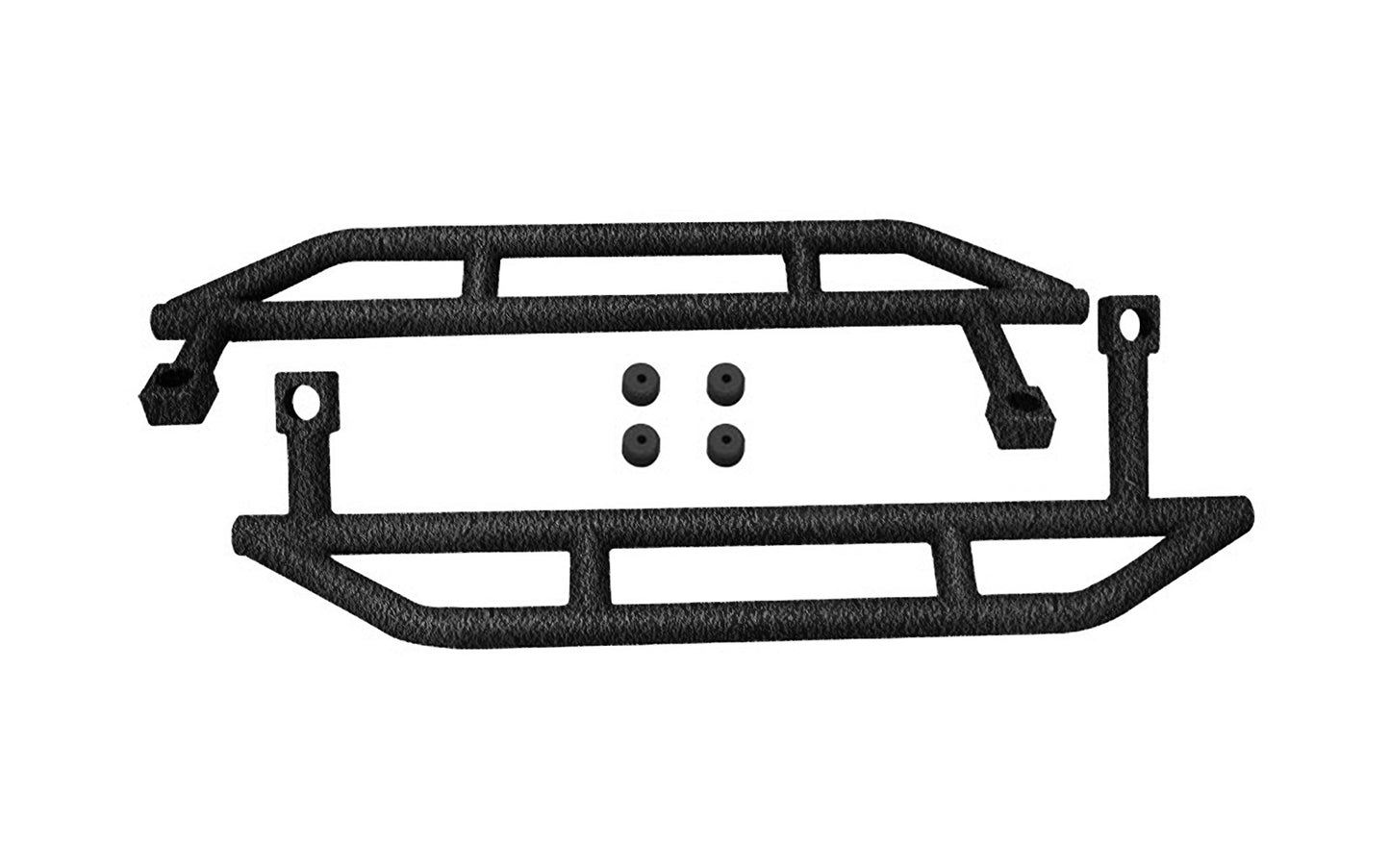 Steinjäger Armor Wrangler TJ 1997-2006 Rock Sliders Texturized Black