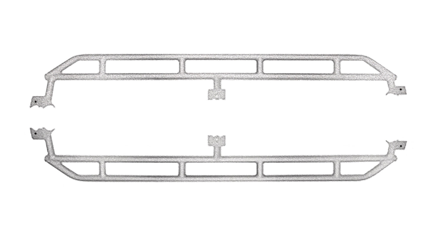 Steinjäger Armor Gladiator JT 2019 to Present Rock Sliders Gray Hammertone