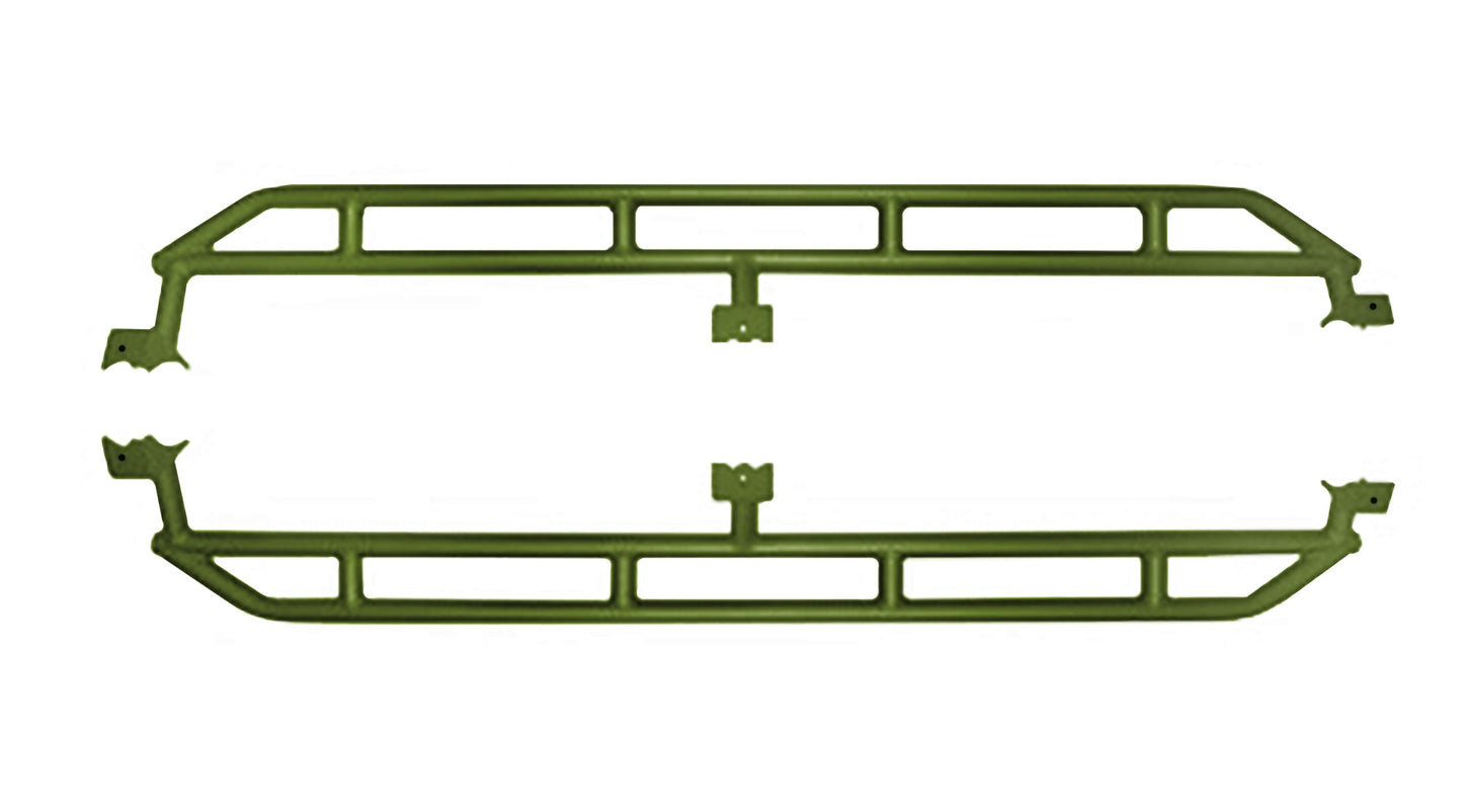Steinjäger Armor Gladiator JT 2019 to Present Rock Sliders Locas Green