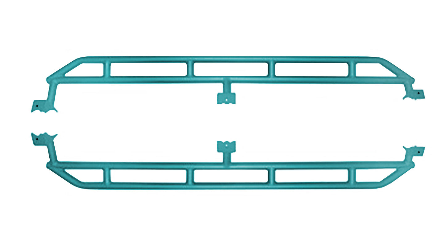 Steinjäger Armor Gladiator JT 2019 to Present Rock Sliders Teal