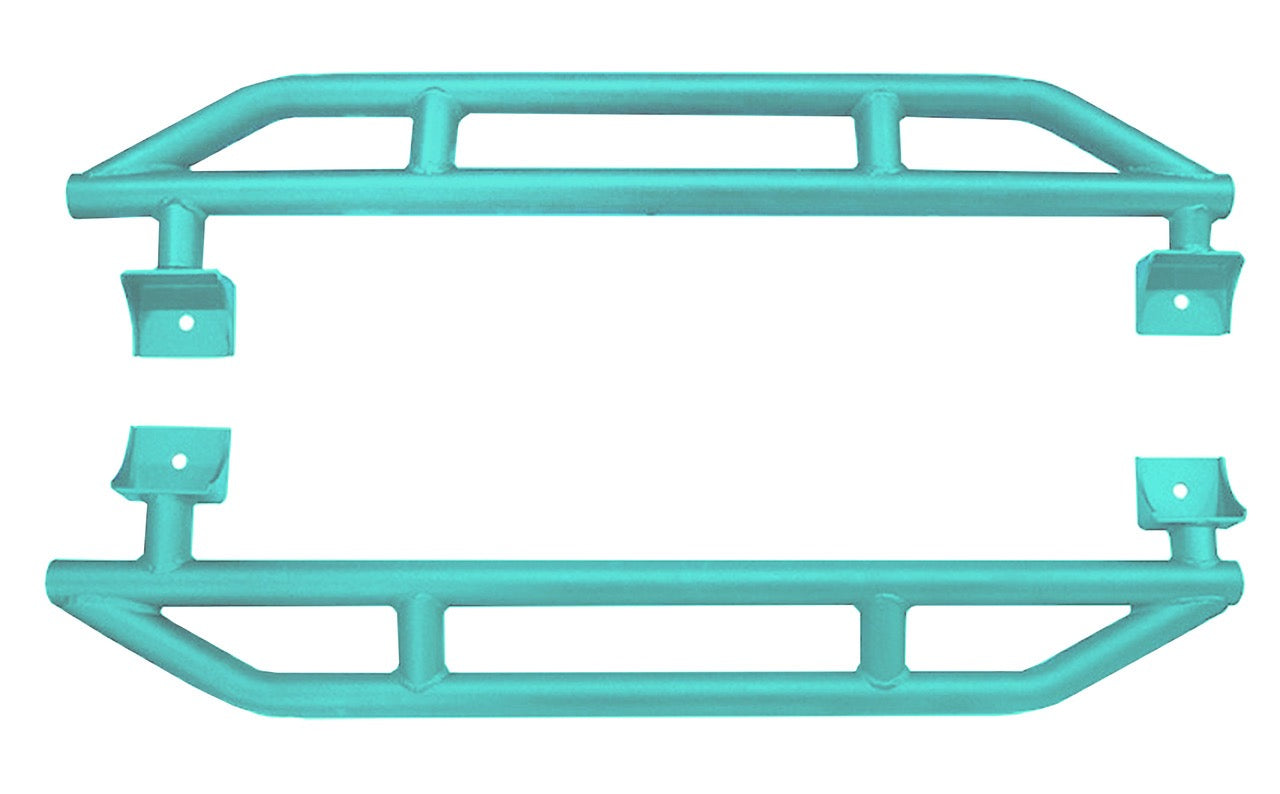 Steinjäger Armor Wrangler JK 2007-2018 Rock Sliders 2 Door Tiffany Blue