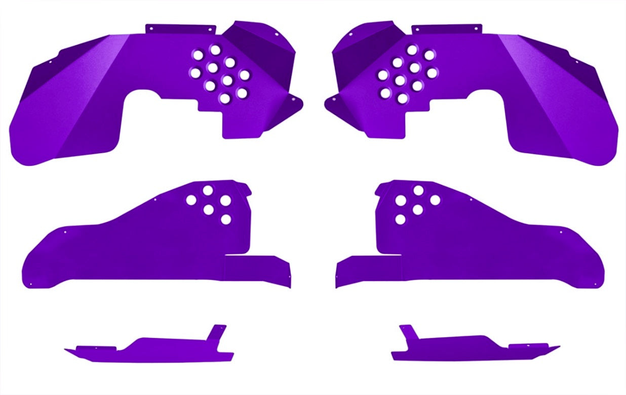 Steinjäger Fenders Wrangler JK 2007-2018 Inner Front, Fits Falcon Shocks Sinbad Purple