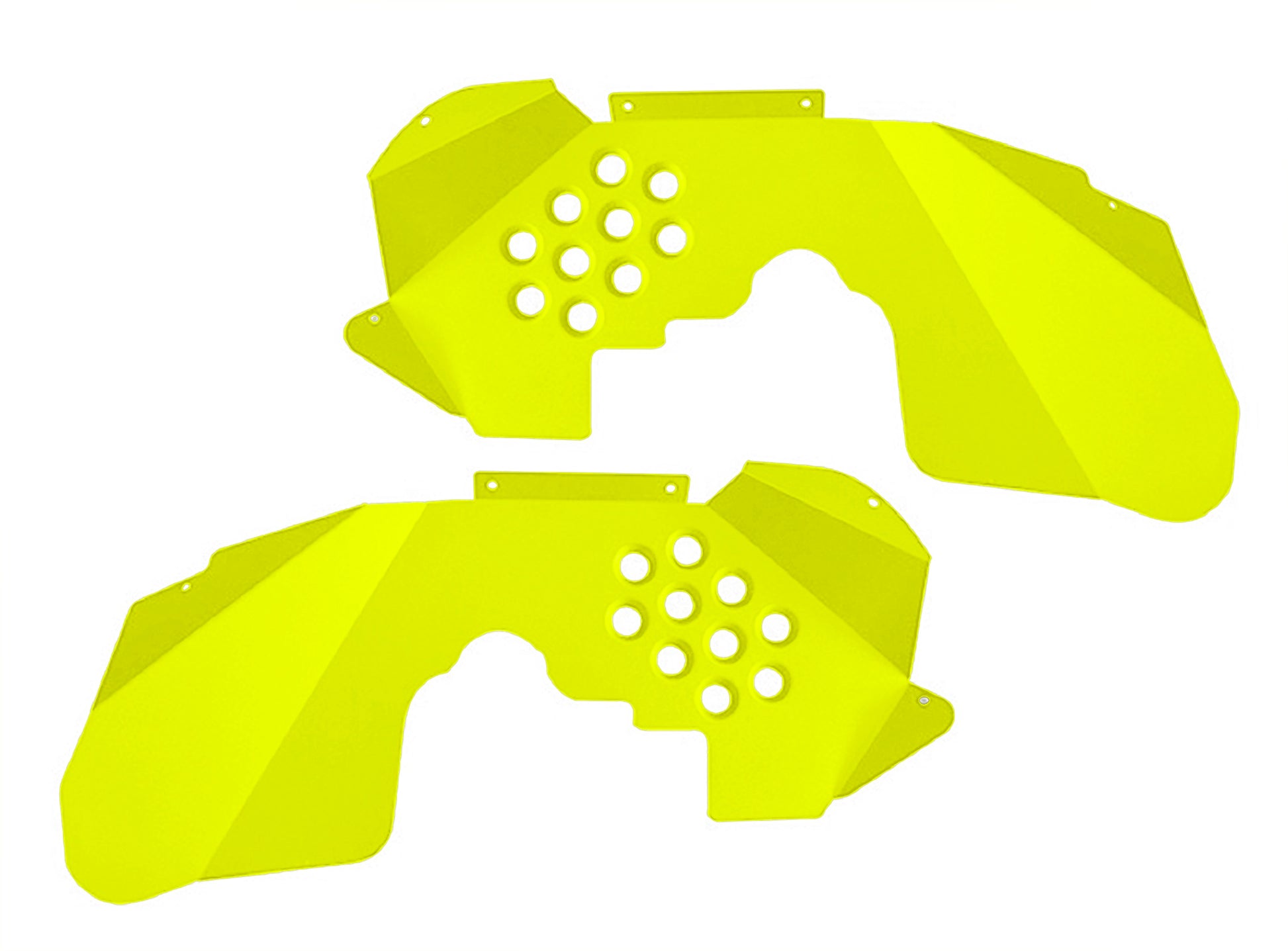 Steinjäger Fenders Wrangler JK 2007-2018 Inner Front, Fits Falcon Shocks Neon Yellow
