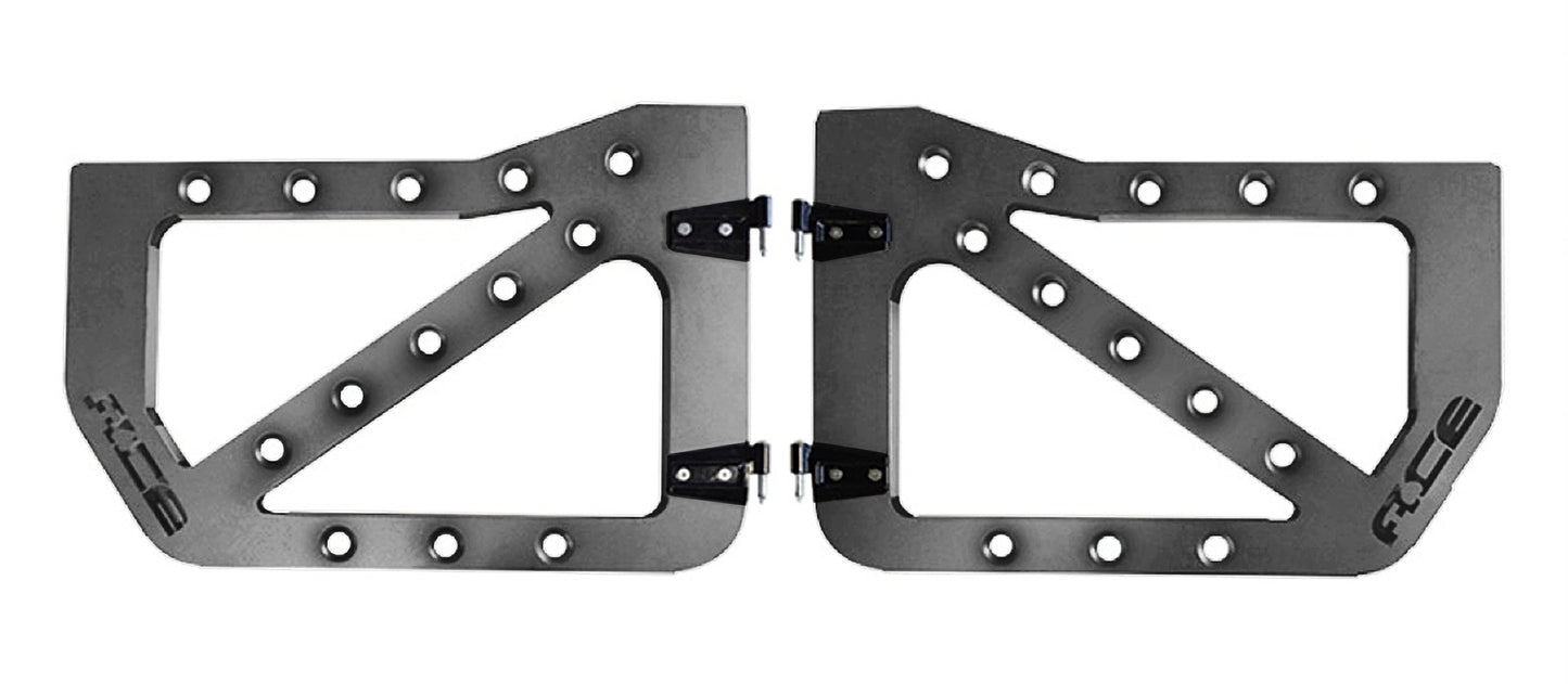 Steinjäger Doors Wrangler JK 2007-2018 Trail, Dimple Die Style Fronts Only Bare