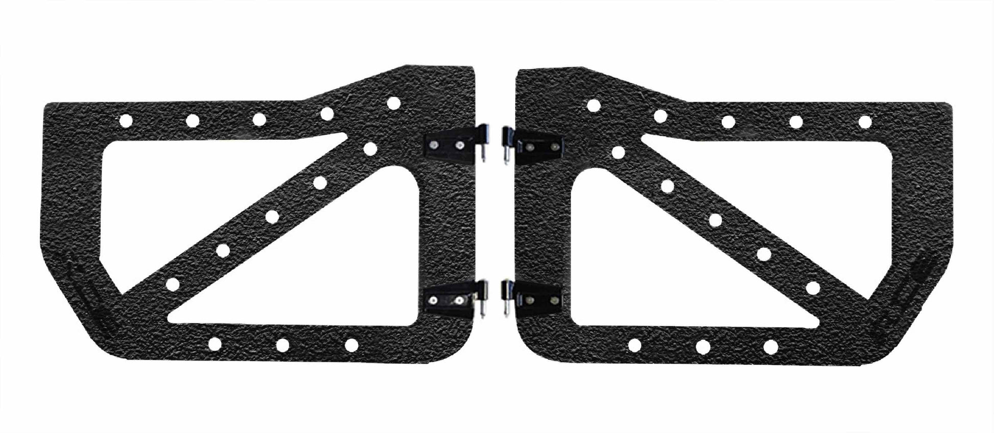 Steinjäger Doors Wrangler JK 2007-2018 Trail, Dimple Die Style Fronts Only Texturized Black