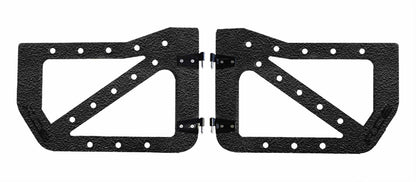 Steinjäger Doors Wrangler JK 2007-2018 Trail, Dimple Die Style Fronts Only Texturized Black