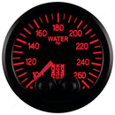 Autometer Stack Pro Control 52mm 100-260 deg F Water Temp Gauge - Black (1/8in NPTF Male)