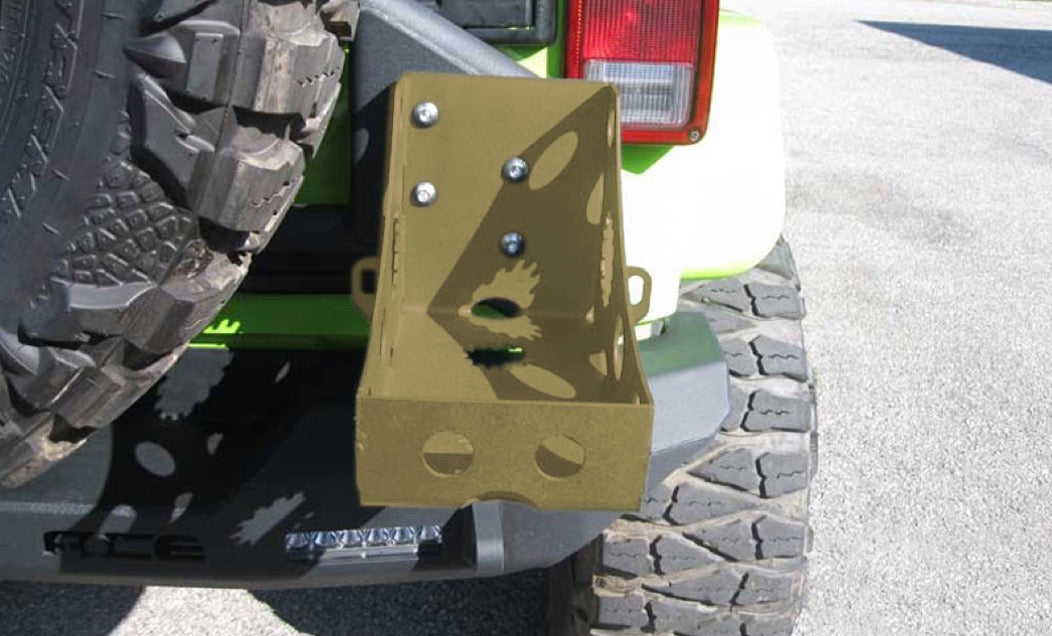 Steinjäger Bumpers Wrangler JL 2018 to Present Jerry Can Holder Military Beige