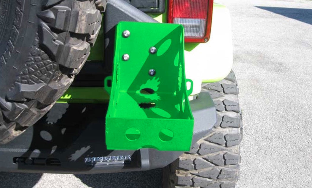 Steinjäger Bumpers Wrangler JL 2018 to Present Jerry Can Holder Neon Green