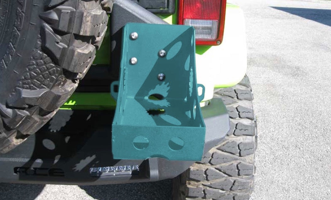 Steinjäger Bumpers Wrangler JL 2018 to Present Jerry Can Holder Tiffany Blue