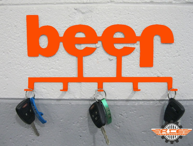 Steinjäger Interior Accessories Wrangler JL 2018 to Present Key Holder Beer Fluorescent Orange