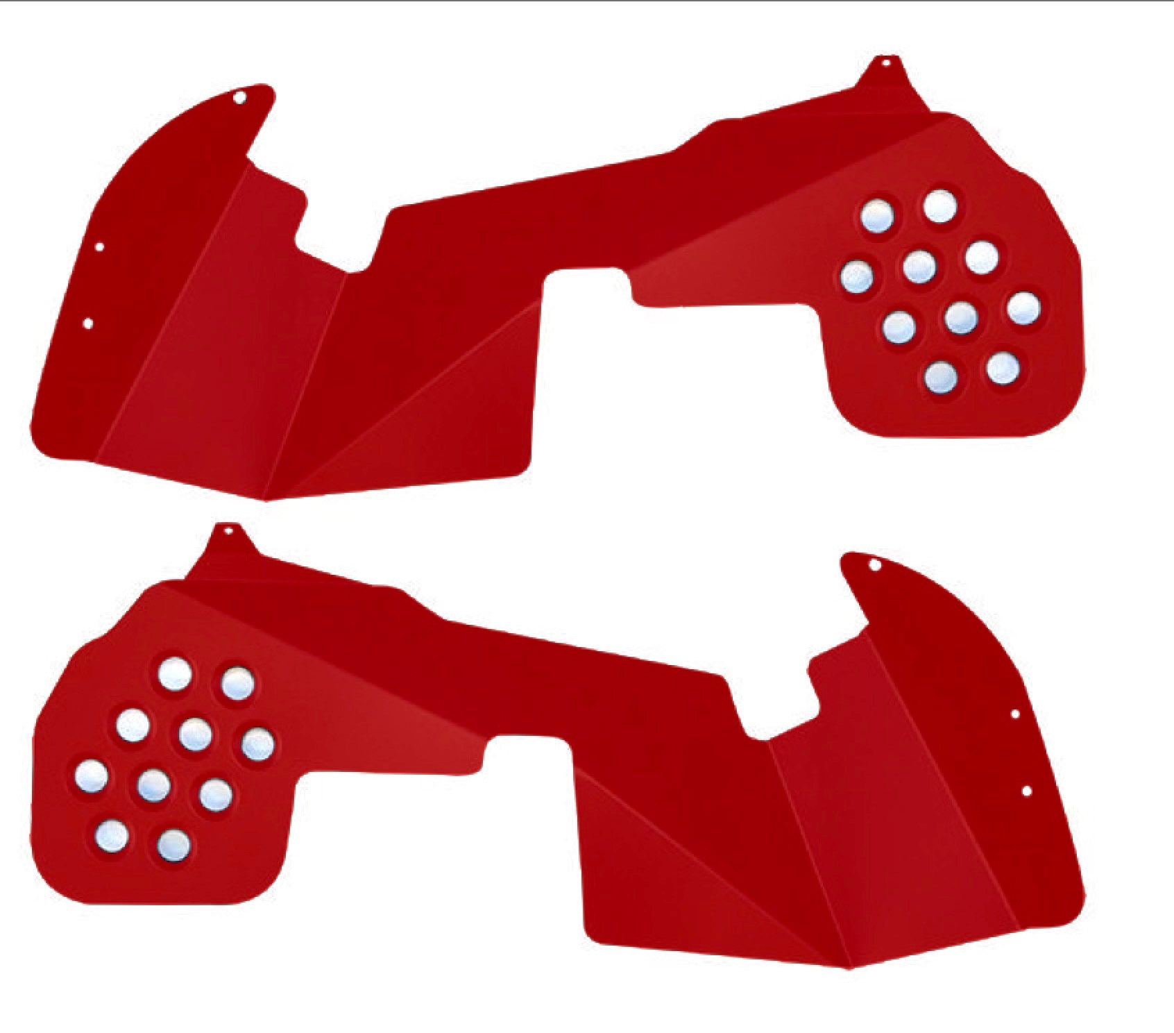 Steinjäger Fenders Wrangler JL 2018 to Present Inner Front Only Red Baron