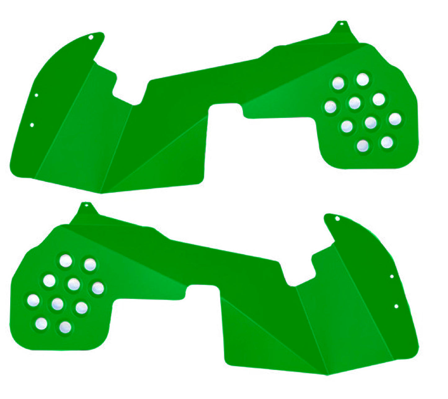 Steinjäger Fenders Wrangler JL 2018 to Present Inner Front Only Neon Green