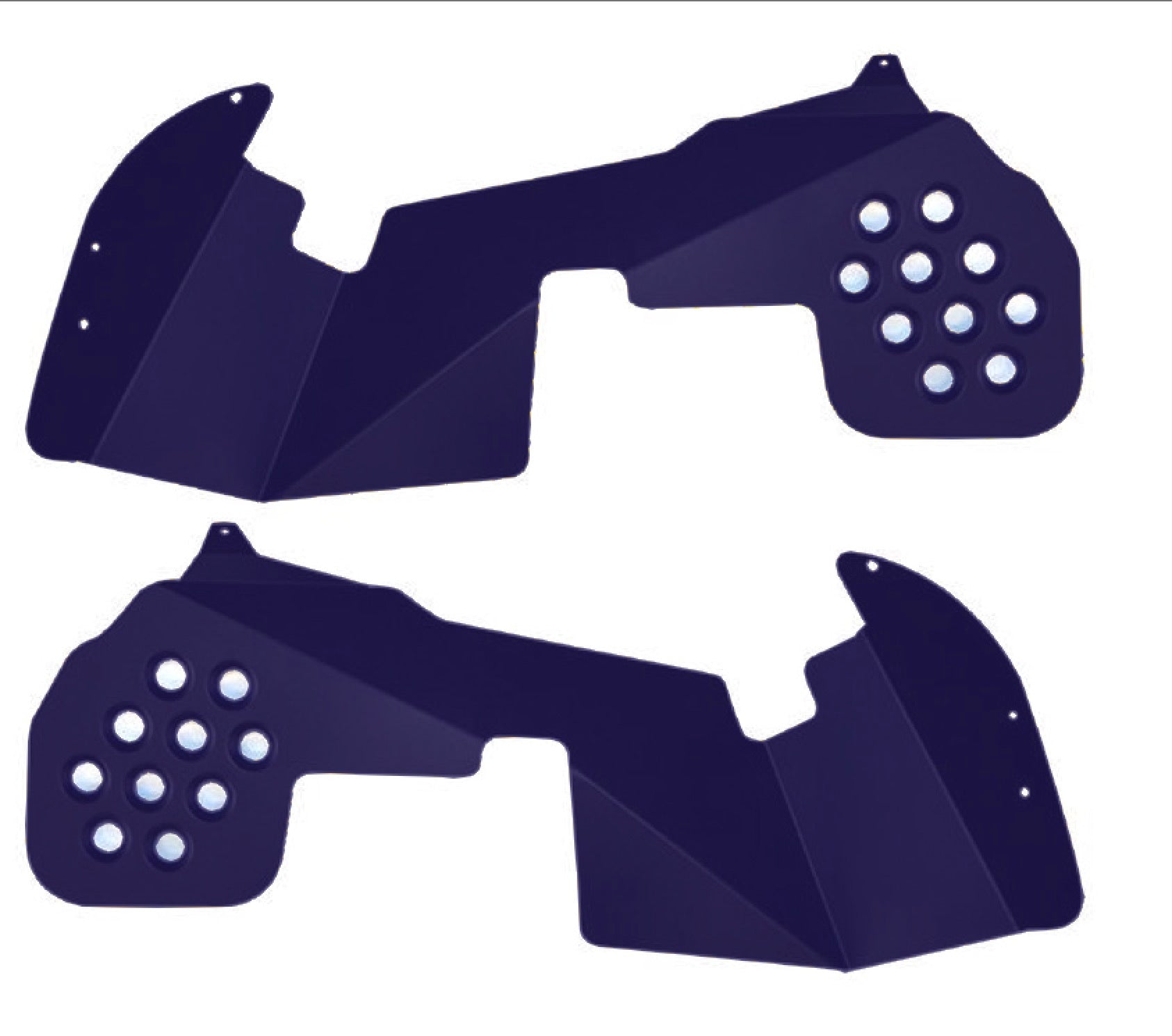 Steinjäger Fenders Wrangler JL 2018 to Present Inner Front Only Southwest Blue