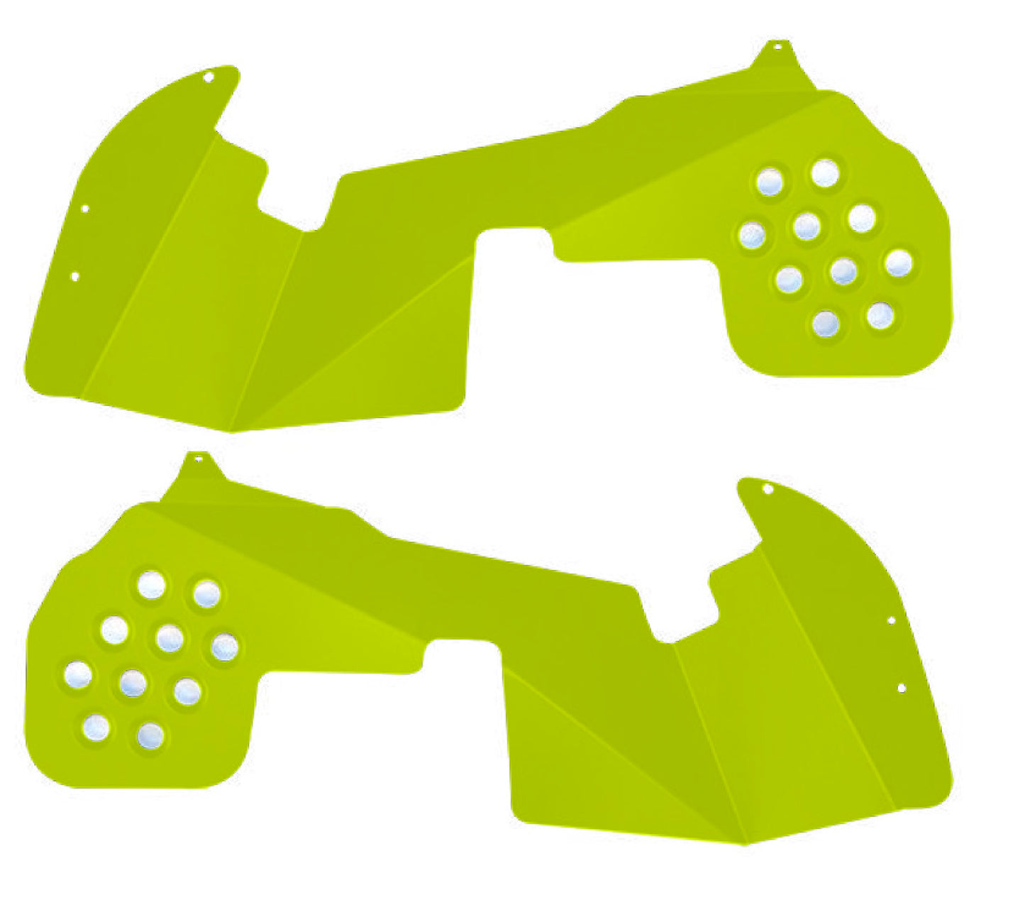 Steinjäger Fenders Wrangler JL 2018 to Present Inner Front Only Neon Yellow