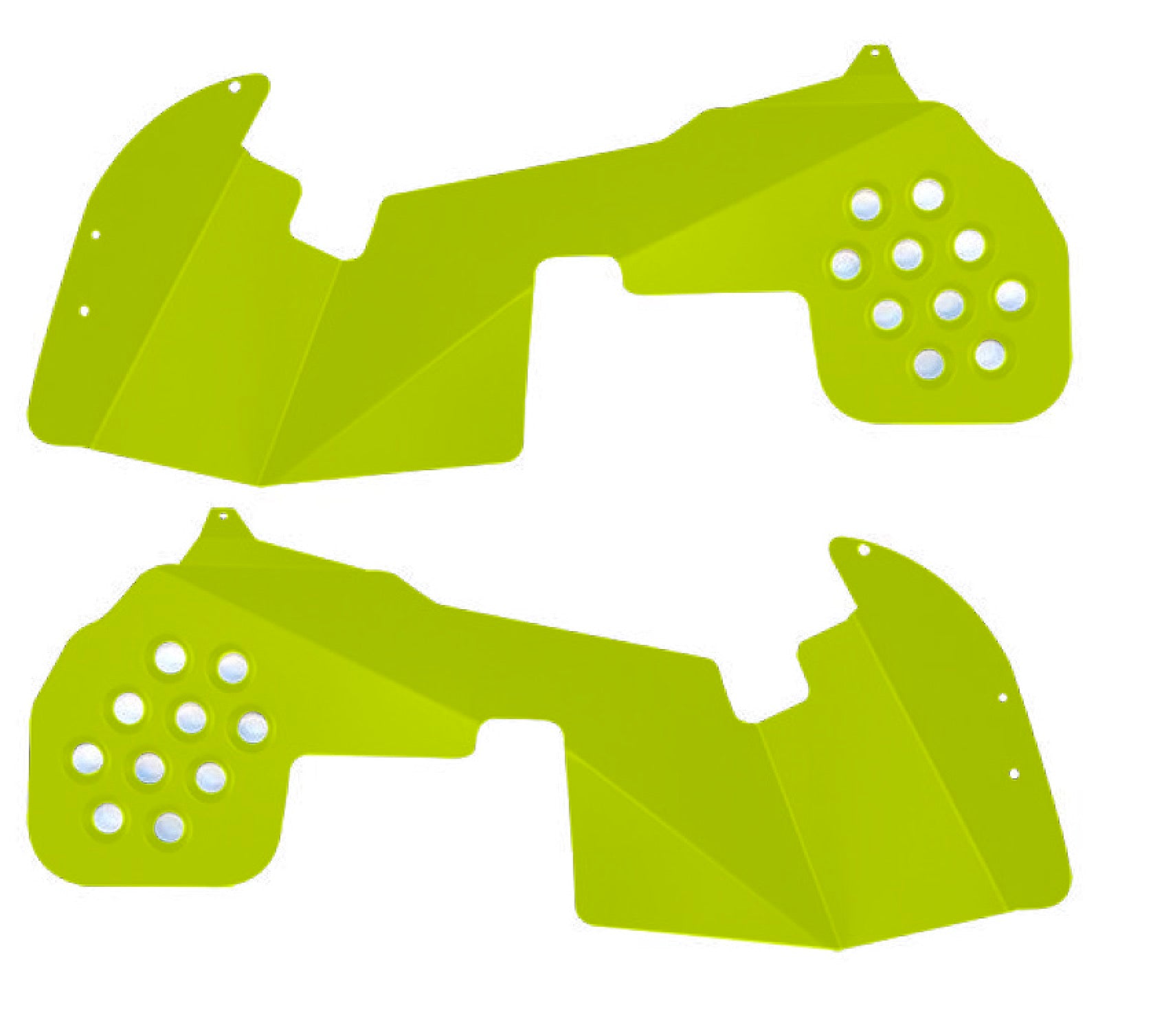 Steinjäger Fenders Wrangler JL 2018 to Present Inner Front Only Neon Yellow
