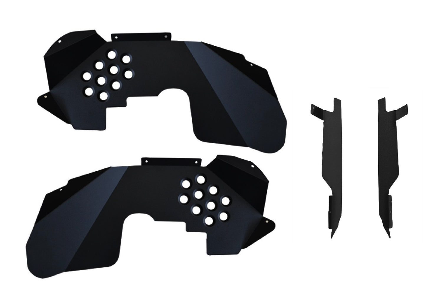 Steinjäger Fenders Wrangler JK 2007-2018 Inner Front and Inserts Black
