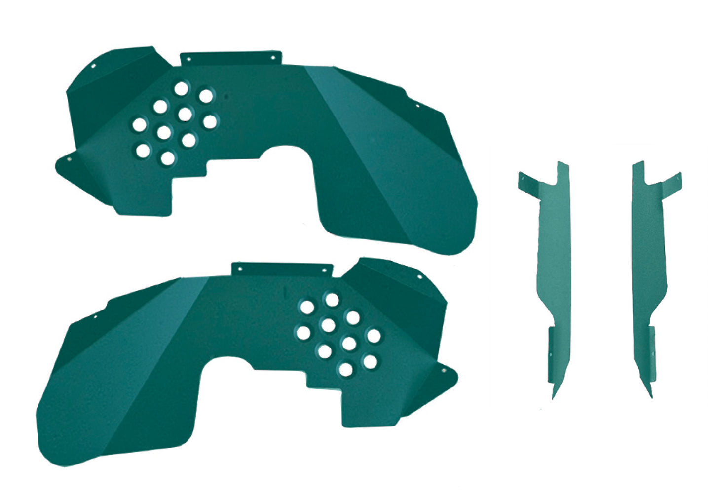 Steinjäger Fenders Wrangler JK 2007-2018 Inner Front and Inserts Teal