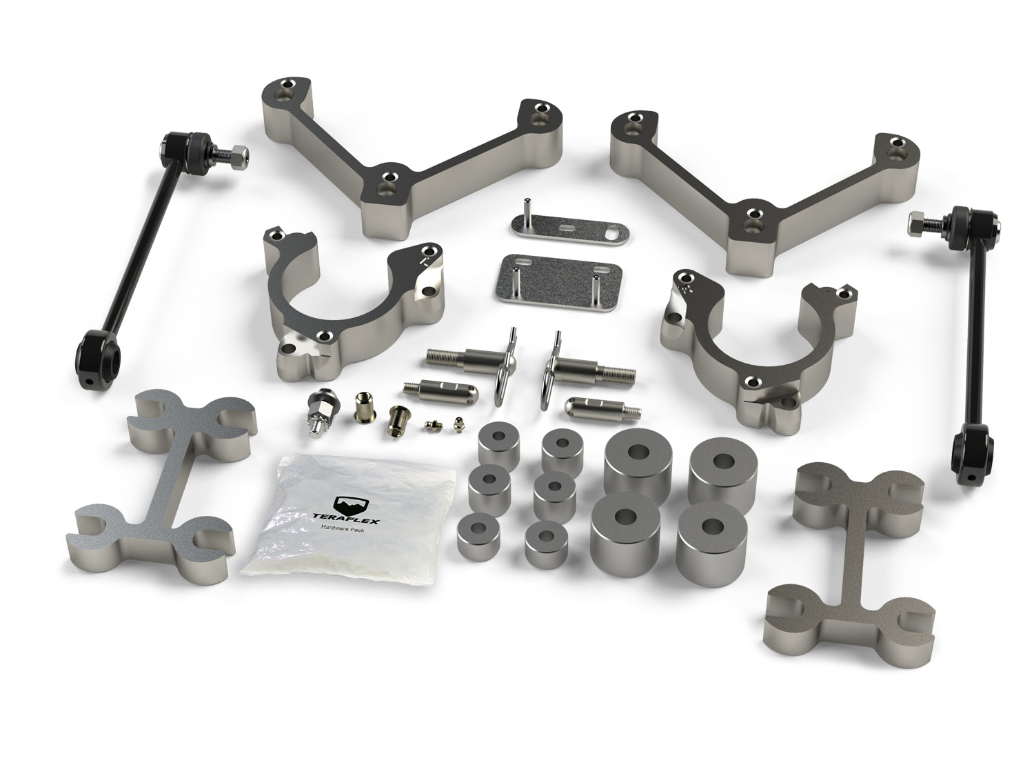 BU Renegade / MP Compass 1.5 Inch Performance Spacer Lift Kit TeraFlex