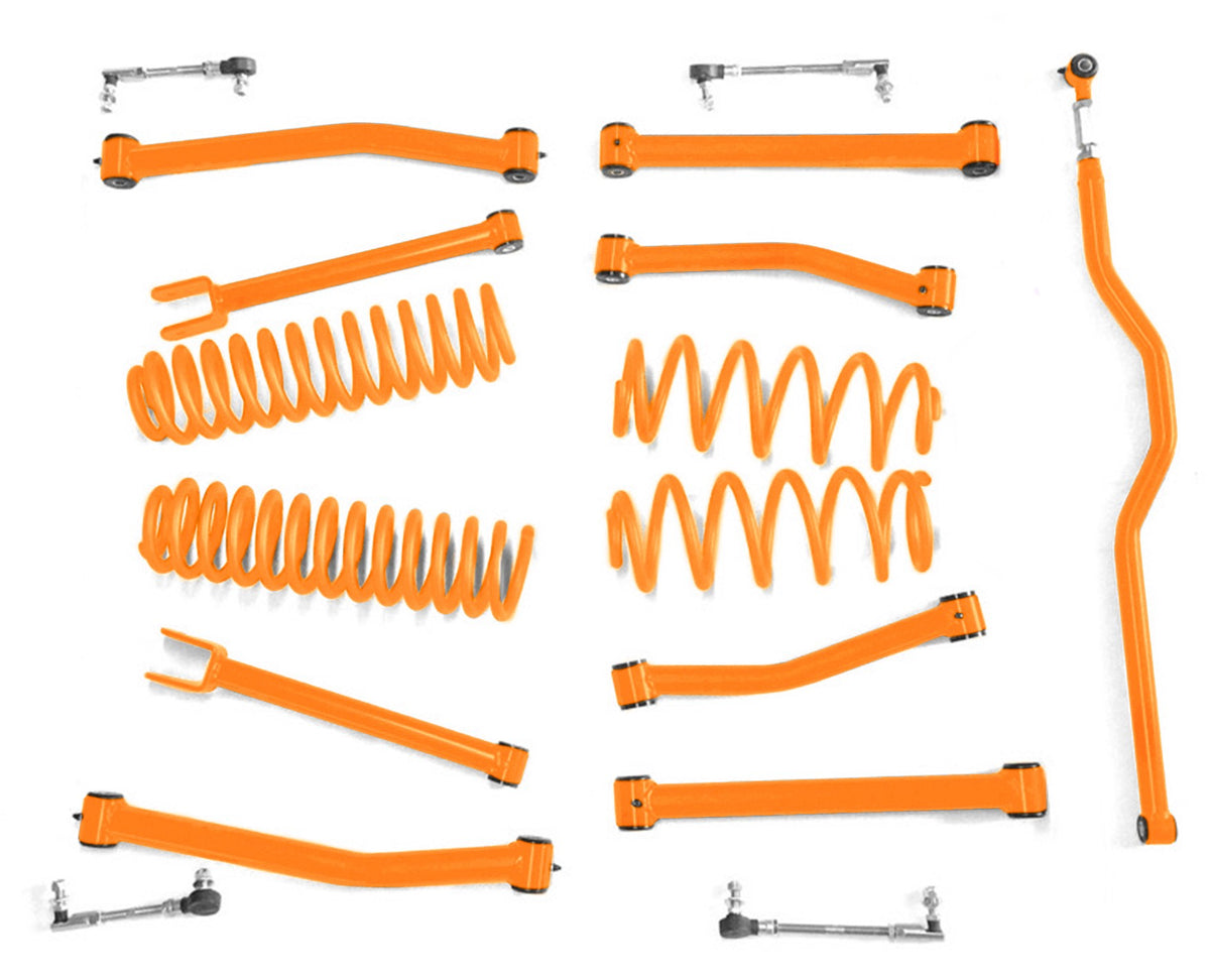Steinjäger Lift Kit Wrangler JK 2007-2018 2.5 Inch Fluorescent Orange