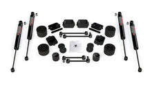18-Up Wrangler JL 4 Door Sport Sahara 2.5 Inch Performance Spacer Lift Kit & 9550 VSS Twin-Tube TeraFlex