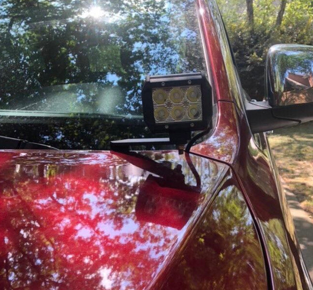 Steinjäger Exterior Accessory Grand Cherokee WK2 2010-2020 Ditch Light Bracket Texturized Black