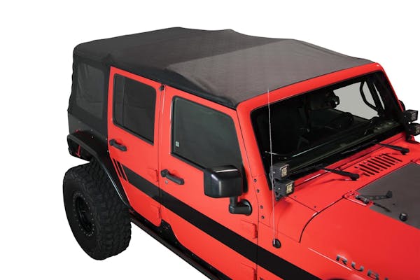 King 4WD Replacement Soft Top - Black Diamond - JK 4 Door