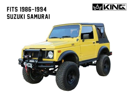 King 4WD Replacement Soft Top - Black Diamond - Samurai