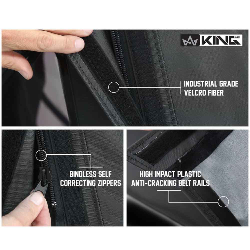 King 4WD Replacement Soft Top - Black Diamond - Samurai