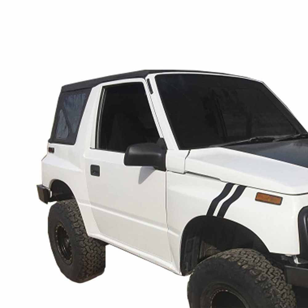 King 4WD Replacement Soft Top - Black Diamond - Tracker